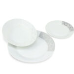 SERVIZIO PIATTI PORCELLANA GREY         Pz 18 XTRA 106318A G756 PIATTI PORCELLANA            C XTRA