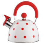 BOLLITORE INOX FISCHIO POIS ROSSI        l.1,5 EVA 013770 BOLLITORI                    C EVA