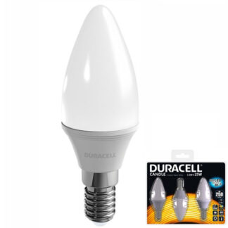 LAMPADA LED OLIVA E14 W 3,8 2700K    Pz 3 DURACELL C70TLED3DU LAMPADINE                    F DURACELL LIGHTING
