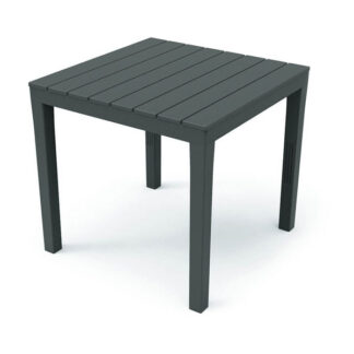 TAVOLO RESINA BALI ANTRACITE       78x78 PROGARDEN 02030 ARREDO GIARDINO PROGARDEN    C PROGARDEN