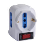 ADATTATORE TRIPLO SCHUKO INT BIANCO  SYNTESY 08832 SL1065 SPINE E ADATTATORI EL        F SYNTESY