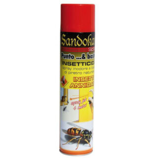 INSETTICIDA VESPE & CALABRONI      ml 600 SANDOKAN 7611 INSETTICIDI                  C SANDOKAN