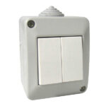 DEVIATORE ESTERNO DOPPIO FG12308 DEVIATORI E PRESE ESTERNI    F FAEGAE