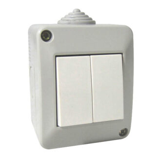 DEVIATORE ESTERNO DOPPIO FG12308 DEVIATORI E PRESE ESTERNI    F FAEGAE