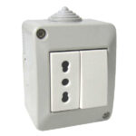 PRESA BIPASSO ESTERNA + DEVIATORE FG12310 DEVIATORI E PRESE ESTERNI    F FAEGAE