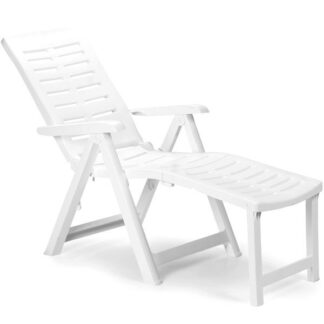 POLTRONA RESINA PIEGH.ARIZONA BIANCA PRO.PROGARDEN 85000 ARREDO GIARDINO PROGARDEN    C PROGARDEN
