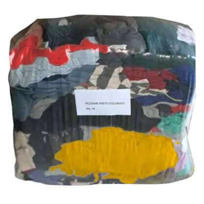 TESSUTO STRACCIO COLORATO MISTO              kg 10 PZCI STRACCI                      C MACHIERALDO