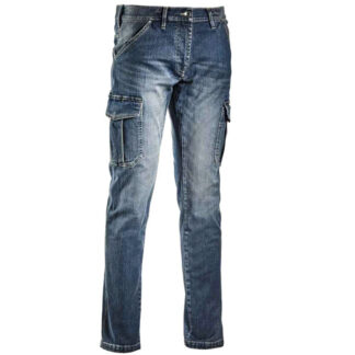 PANTALONE JEANS BLU W. L       CARGO STONE DIADORA 172115-C6207 INDUMENTI LAVORO             F DIADORA