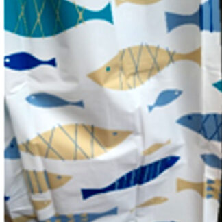 TENDA DOCCIA PEVA PESCI    cm 120x200 AGLAIA 09236  TENDE DOCCIA                 C AGLAIA