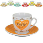 TAZZA CAFFE COUNTRY                   Pz.6 BORELLA 22385 TAZZE CERAMICA               C BORELLA
