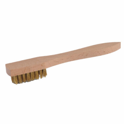 SPAZZOLA OTTONE CANDELE 5 CAPI LEGNO   EXCEL 09156  SPAZZOLE FERRO MANUALI       F EXCEL