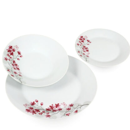 SERVIZIO PIATTI PORCELLANA PESCO        Pz 18 XTRA 136918B G456 PIATTI PORCELLANA            C XTRA