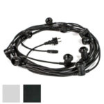 LUMINARIA 10 LUCI m 1,5+10 NERO          62979 FME 62979 AVVOLGICAVI E PROLUNGHE      F FME