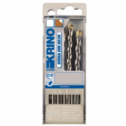 PUNTE MURO SUPERIOR   Sr Pz  4 mm 5/10 03095 KRINO 03095202 PUNTE ELICOIDALI SERIE       F KRINO