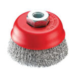 SPAZZOLA TAZZA 100 MA14 ZINCATA        EXCEL 09302 99100.CS SPAZZOLE ELETTROUTENSILI     F EXCEL