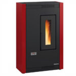 STUFA PELLET LUISELLA          BORDEAUX EXTRAFLAME 1282700 - 4 S STUFE PELLET                 F EXTRAFLAME
