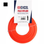FILO NYLON QUADRO          mm 3,5 m 15 EXCEL 07356  DECESPUGLIATORI E ACCESSORI  F EXCEL