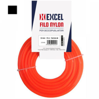 FILO NYLON QUADRO          mm 2,0 m 15 EXCEL 09375  DECESPUGLIATORI E ACCESSORI  F EXCEL