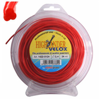 FILO NYLON TRILOBATO    mm 2,4 m 34     HIGHLANDER 1422-0124 DECESPUGLIATORI E ACCESSORI  F ARNOPLAST