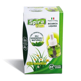 RICARICA ELETTROEM. 45 NOTTI           SPIRA GREEN 64706 REPELLENTI ZANZARE           C SPIRA GREEN