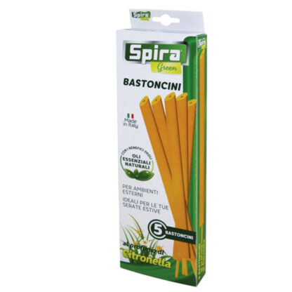 BASTONCINO CITRONELLA             Pz 4 SPIRA GREEN 64708 REPELLENTI ZANZARE           C SPIRA GREEN