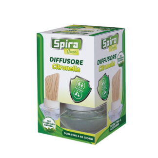DIFFUSORE ESSENZA CITRONELLA     ml 60 SPIRA GREEN 70786 REPELLENTI ZANZARE           C SPIRA GREEN