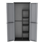 MOBILETTO PL PS 68x37,5 h 164 GRIGIO  J-LINE TERRY 1002819 MOBILETTI                    F TERRY