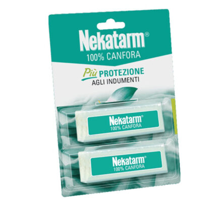ANTITARME CANFORA TAVOLETTE          g 50 NEKATARM 18410 PROFUMATORI CASSETTI/ARMADI  C NEKATARM