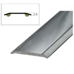 PASSATOIA PIANA ADESIVA INOX        100 31x2,5 052E1 PASSATOIE                    F MACHIERALDO