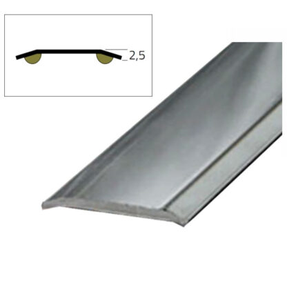 PASSATOIA PIANA ADESIVA INOX        100 31x2,5 052E1 PASSATOIE                    F MACHIERALDO