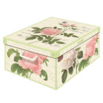 SCATOLA COMPONIBILE ROSE      39x50 h 24 LAVATELLI 660ROSE SCATOLE GUARDAROBA           C LAVATELLI