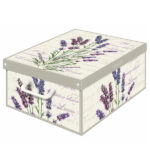SCATOLA COMPONIBILE LAVANDA   39x50 h 24 LAVATELLI 660LAVANDA SCATOLE GUARDAROBA           C LAVATELLI