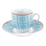 TAZZA CAFFE PORCELLANA TINDARI        Pz 6 BORELLA 24387 TAZZE CERAMICA               C BORELLA