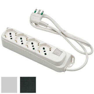 MULTIPRESA 4x2PT SK BIANCO INT   RETAIL  47420 FME 47420 AVVOLGICAVI E PROLUNGHE      F FME