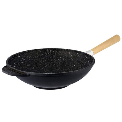 WOK 1 MANICO                        cm 32 BRAVAGEO 7932 *PENTOLE BRAVAGEO            C BRAVAGEO