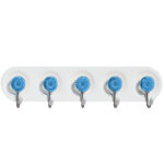 GANCIO STROFINACCI 5P ACCIAIO cm 18,5x4,5 ELIPLAST 104/1 GANCI CASA                   C ELIPLAST