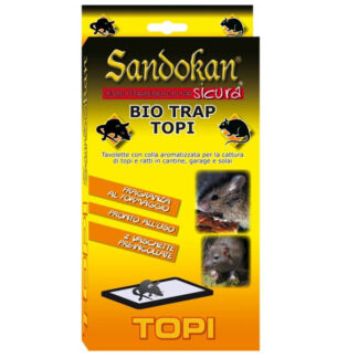 COLLA TOPI TAVOLETTE BIO    Pz 2 cm 12x25 SANDOKAN 7651 TRAPPOLE TOPI                C SANDOKAN