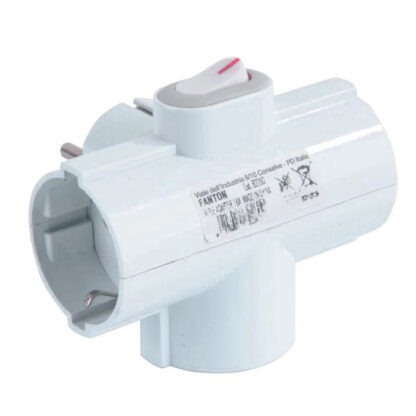 ADATTATORE TRIPLO SK 3xSK INT BIANCO     82260 FME 82260 SPINE E ADATTATORI EL        F FME