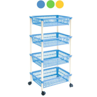 CARRELLO P.4 MITO AMBRA   cm 40x29 h 91 TONTARELLI 8071268-302 CARRELLI DOMESTICI           C TONTARELLI