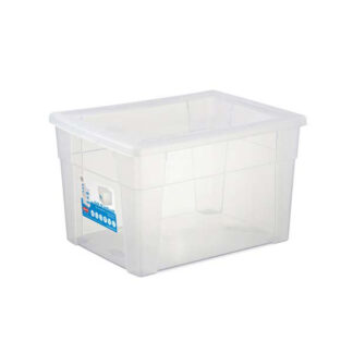 BOX VISUALBOX TRASPAR. HIGH cm 39x29 h 24 STEFANPL 13055 BOX CONTENITORI              C STEFANPLAST