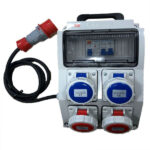 QUADRO 2x2PT 2x3PT CEE 16A IP55 m 4           ROSI 2242E QUADRI ELETTRICI             F ROSI