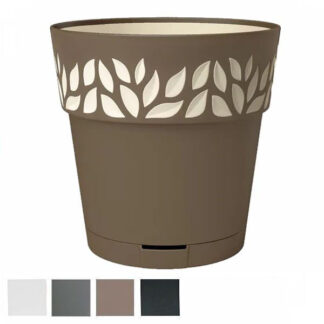 VASO CLOE TONDO RIS.ACQUA BIANCO  25 h 25 STEFANPL 94100 VASI PLASTICA                F STEFANPLAST