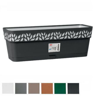 VASO CLOE RETT.RIS.ACQUA TERRA 50x18 h 17 STEFANPL 94401 VASI PLASTICA                F STEFANPLAST