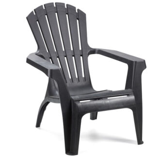 SEDIA RESINA BRACC.DOLOMITI ANTRACITE    PROGARDEN DOL064AN ARREDO GIARDINO PROGARDEN    C PROGARDEN