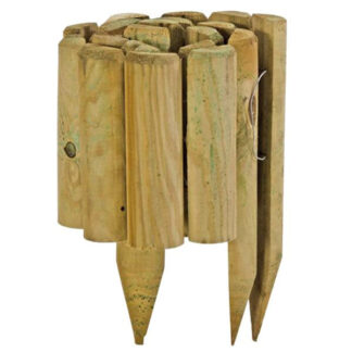 BORDURA LEGNO VAMPIRO     cm 110 h 20        FORMA XRVA BORDURE GIARDINO             F FORMA