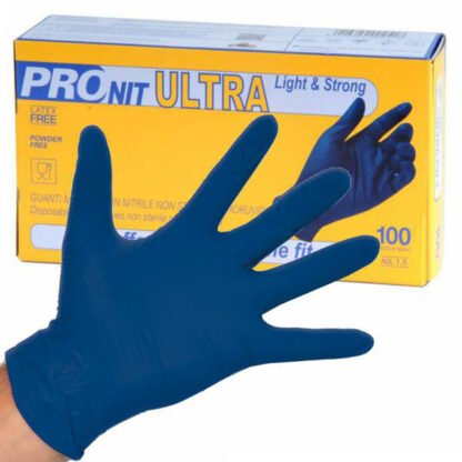 GUANTI NITRILE ULTRA POWDER FREE Pz 100 M ULTRAPW7 - M GUANTI LAVORO                F GARDENING