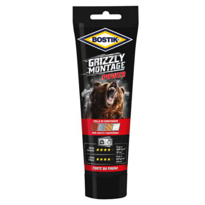 ADESIVO GRIZZLY MONTAGE g 250 TUBETTO       BOSTIK 6314011 BOSTIK                       F BOSTIK