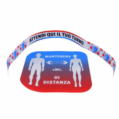 ADESIVI DISTANZIAMENTO FISICO KIT Pz 9  SEGNALETICA                  F MARTYL