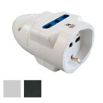 PRESA TRIPLA VOLANTE 2x2PT 1xSK NERO FG28621 SPINE E ADATTATORI EL        F FAEGAE