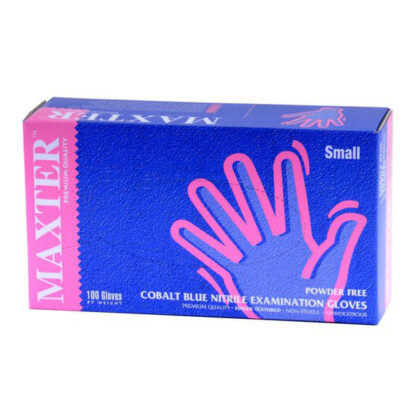 GUANTI NITRILE MAXTER POWDER FREE Pz 100 L 9SMPRONIT8 GUANTI LAVORO                F GARDENING